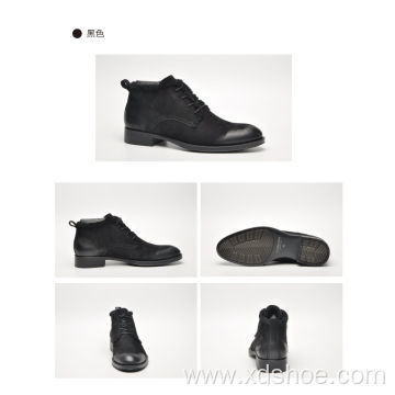 Nubuck business casual boot